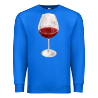 True Royal wine glass fa element Premium Sweatshirt - FaDigitalArtStudio