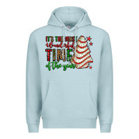 Blue Mist it's the most wonderful time of the year christmas tree cake Premium Hoodie - Jasminsmagicworld