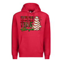 Cardinal it's the most wonderful time of the year christmas tree cake Premium Hoodie - Jasminsmagicworld