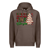 Coffee it's the most wonderful time of the year christmas tree cake Premium Hoodie - Jasminsmagicworld
