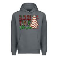 Rock it's the most wonderful time of the year christmas tree cake Premium Hoodie - Jasminsmagicworld