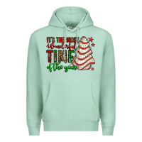 Seafoam it's the most wonderful time of the year christmas tree cake Premium Hoodie - Jasminsmagicworld