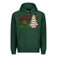 Sports Green it's the most wonderful time of the year christmas tree cake Premium Hoodie - Jasminsmagicworld
