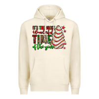 It's The Most Wonderful Time Of The Year Christmas Tree Cake Premium Hoodie | Teevron