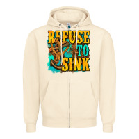 Sandshell refuse to sink western Zipper Hoodie - texasbilliewilder