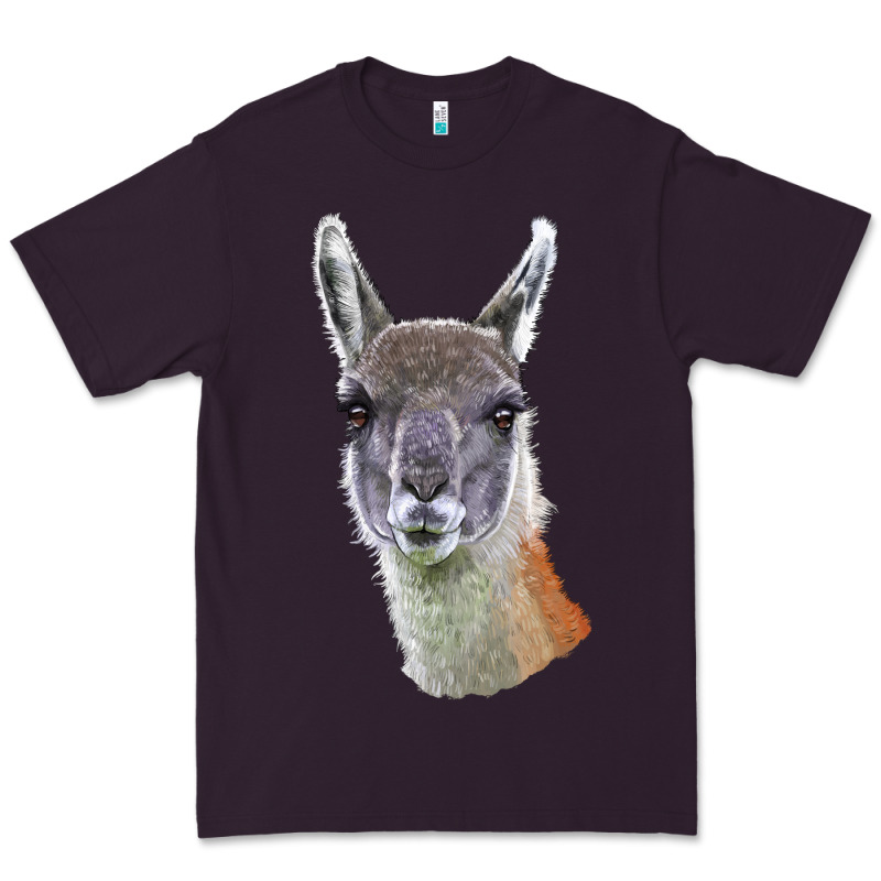 Guanaco Llama Head Premium Tee by LillyAllenDesigns | Teevron