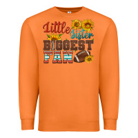 Carrot little sister biggest fan american football Premium Sweatshirt - HRA Design Shop