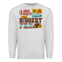 Dove Grey little sister biggest fan american football Premium Sweatshirt - HRA Design Shop