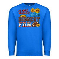 True Royal little sister biggest fan american football Premium Sweatshirt - HRA Design Shop