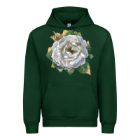Forest Green pillow fight rose Urban Hoodie - LillyAllenDesigns