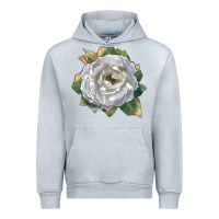 Heather Grey pillow fight rose Urban Hoodie - LillyAllenDesigns