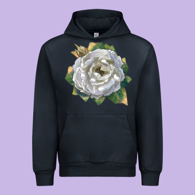 Pillow Fight Rose Urban Hoodie Designed By Lillyallendesigns