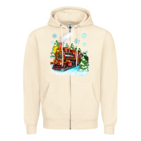 Sandshell christmas polar express Zipper Hoodie - Zillion Design Studio