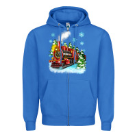 True Royal christmas polar express Zipper Hoodie - Zillion Design Studio