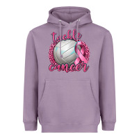 Lavender Tackle Cancer Volleyball Heavyweight Hoodie - texasbilliewilder