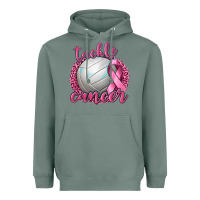 Sage Tackle Cancer Volleyball Heavyweight Hoodie - texasbilliewilder
