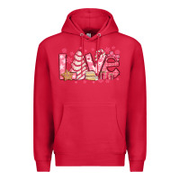 Cardinal love pink christmas tree cake Premium Hoodie - Jasminsmagicworld