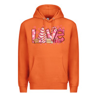Carrot love pink christmas tree cake Premium Hoodie - Jasminsmagicworld