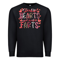 Black stealin hearts and makin farts Premium Sweatshirt - RacoonDesign