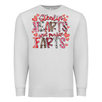 Dove Grey stealin hearts and makin farts Premium Sweatshirt - RacoonDesign