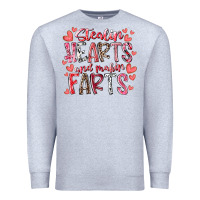 Heather Grey stealin hearts and makin farts Premium Sweatshirt - RacoonDesign