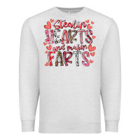 Oatmeal Heather stealin hearts and makin farts Premium Sweatshirt - RacoonDesign
