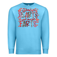 Ocean Blue stealin hearts and makin farts Premium Sweatshirt - RacoonDesign
