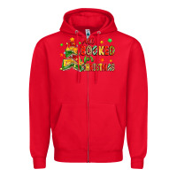 Red all booked for christmas Zipper Hoodie - Zillion Design Studio