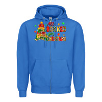 True Royal all booked for christmas Zipper Hoodie - Zillion Design Studio