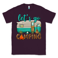 Plum lets go camping Classic Tee - texasbilliewilder