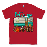 Red lets go camping Classic Tee - texasbilliewilder