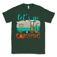 Sports Green lets go camping Classic Tee - texasbilliewilder