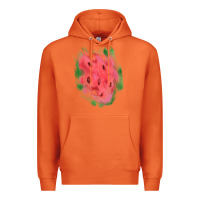 Carrot watermelon glitter watercolor brushstrokes patch Premium Hoodie - RanaPortraitStore