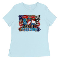 Baby Blue tastes like freedom Ladies Tee - BarkalooDesign