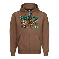 Chestnut rodeo wife western Zipper Hoodie - texasbilliewilder