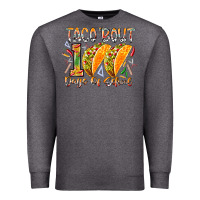 Charcoal Heather taco bout 100 days of school Premium Sweatshirt - RacoonDesign