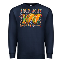 Navy taco bout 100 days of school Premium Sweatshirt - RacoonDesign