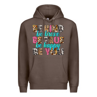 Coffee be kind be true be you Premium Hoodie - NancyCooperArtShop