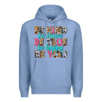 Colony Blue be kind be true be you Premium Hoodie - NancyCooperArtShop