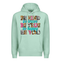 Seafoam be kind be true be you Premium Hoodie - NancyCooperArtShop