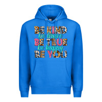 True Royal be kind be true be you Premium Hoodie - NancyCooperArtShop