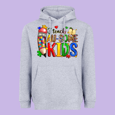 I Teach Au Some Kids Heavyweight Hoodie Designed By Zillion Design Studio