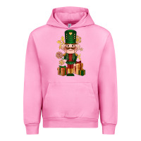 Fuchsia Pink Christmas Nutcracker Urban Hoodie - NancyCooperArtShop