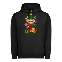 Pigment Black Christmas Nutcracker Urban Hoodie - NancyCooperArtShop