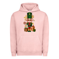 Pigment Salmon Christmas Nutcracker Urban Hoodie - NancyCooperArtShop