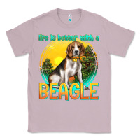Lilac life is better with a beagle Classic Tee - texasbilliewilder