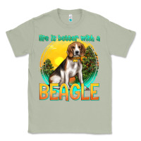Matcha life is better with a beagle Classic Tee - texasbilliewilder