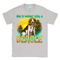 Moon Dust life is better with a beagle Classic Tee - texasbilliewilder