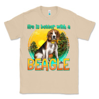 Mushroom life is better with a beagle Classic Tee - texasbilliewilder