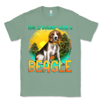Sage life is better with a beagle Classic Tee - texasbilliewilder